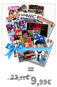 Je choisis 5 crédits en méli-mélo pour mes magazines