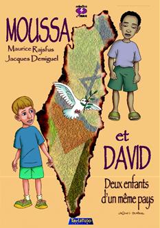 <strong>Moussa et David - Annuel :</strong><br />La fin du deuxième conflit mondial en 1945, n’a pas signifié la disparition d\'autres guerres, moins visibles. Tristement, les motifs de haine qui opposent les adultes sont souvent partagés par les enfants. Pourtant rien ne vaut la paix pour développer de fraternelles rencontres, l\'amitié engendre la camaraderie et la confiance. Alors, si sur cette vielle terre du Moyen-Orient, chargée d’histoire et revendiquée par deux peuples, la concorde peut enfin s\'installer entre ceux qui n\'en finissent pas de se combattre… les jeunes réapprendront à sourire des deux côtés du mur qui les sépare.