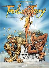 <strong>Trolls de Troy - Annuel :</strong><br />Dans le monde de Troy, chaque humain a un pouvoir magique. Pourtant il existe une chose qu\'ils craignent vraiment : les Trolls. Ces créatures sont téméraires, puissantes, cruelles et… extrêmement sympathiques !<br /><br />Teträm, redoutable chasseur troll, sa fille Waha, une jeune humaine qu’il a recueillie après avoir dévoré ses parents, et leurs amis enchaînent les péripéties pour se nourrir, se défendre des hommes et de leurs pouvoirs et… pour s’amuser !<br /><br />Deux siècles avant l’histoire de Lanfeust, les aventures pleines d’humour d’un troll sauvage et d’une jeune fille.