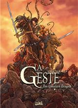 <strong>La Geste des Chevaliers Dragons - Annuel :</strong><br />Nul ne sait pourquoi les dragons apparaissent, leur seule présence déforme la réalité. Cette influence détruit toute chose, transforme les animaux et les hommes en êtres monstrueux : c’est le Veil.<br /><br />Seules les vierges échappent à ce fléau, seules les vierges peuvent approcher la bête pour la tuer. C’est pour cela qu’a été crée la Geste des Chevaliers Dragons.<br /><br />Ange nous propose un récit complet, à chaque album, illustré par un auteur différent. Varanda, Briones et Guinebeau ont déjà participé à cette série apportant ainsi une forte densité à cet univers.