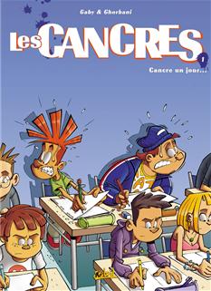 <strong>Les Cancres - Annuel :</strong><br />La cloche retentit, c’est le premier jour d’école ! Au programme : cours de français, d’anglais, de maths, de physique et de chimie… Tous les élèves s’enthousiasment, enfin presque tous. Excuses, subterfuges et astuces en tout genre, les cancres modèles sortent l’artillerie lourde ! Leur ode à la joie : « Heureux l’élève qui comme la rivière arrive à suivre son cours sans sortir de son lit »… La BD, Les Cancres, est une sorte de récréation à accès non réglementé. Dans la lignée humoristique du Petit Spirou et de Titeuf, cette série moderne et décapante offre un florilège de gags hilarants qui vous remémoreront peut-être certains de vos souvenirs sur les bancs de l’école…