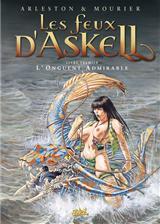 <strong>Les feux d\'Askell - Annuel :</strong><br />Askell, un monde liquide où l’homme s’est réfugié sur quelques archipels. Des embarcations de mille sortes sillonnent l’océan primal.<br /><br />Marchands et contrebandiers débarquent dans chaque port des cargaisons précieuses venues des plus lointains horizons, des baladins cabotent d\'île en île pour offrir les merveilles de leurs bateaux-spectacles.<br /><br />C’est à bord d’une telle embarcation, celle de Keresquin de Villoque que sont réunis Cybil la voluptueuse danseuse de charme, Dao X’ian le guerrier, Brumaire Courte-dague et Tittle le jeune mousse pour une épopée fantastique.<br /><br />Action, charme et humour pour une des premières coopérations des auteurs de Trolls de Troy.