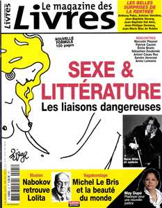 <strong>Le Magazine des Livres - Bimestriel :</strong><br />Le magazine qui fait aimer les livres et les écrivains