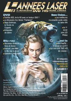 <strong>Les Années Laser - Mensuel :</strong><br />Retrouvez tout l’actualité DVD HD HOME CINEMA et les nouveautés materiels au banc d’essai dans 128 pages avec tous les DVD du mois en test (200 environ par numero), les critiques, toutes les series TV en DVD, le calendrier des futures parutions DVD, des enquetes, des actualites, des interviews, des indiscretions sur le DVD et le Cinema., les derniers ecrans plats, lecteurs DVD, Blue Ray, des conseils et astuces pour l’installation et les branchements. 