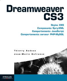 <strong>Dreamweaver CS3 - Annuel :</strong><br />CS3, une version qui simplifie la tâche du concepteur  La dernière version de Dreamweaver, le célèbre éditeur de sites Web commercialisé par Adobe, s\'enrichit de nouvelles fonctionnalités permettant de créer sans effort des pages à l\'interface complexe et au graphisme avancé. Les CSS constituent ainsi une solution simple et efficace pour maîtriser parfaitement la mise en page d\'un site, tandis que les comportements de Dreamweaver et les widgets Spry aident à concevoir des pages interactives sans avoir à saisir une seule ligne de code JavaScript. Quant aux flux de données XML, de plus en plus employés dans les applications en ligne pour stocker ou transférer des informations, ils sont désormais facilement gérables grâce aux composants Spry-XML qui peuvent intégrer ces données dans la page Web depuis l\'interface de Dreamweaver.  Un ouvrage exhaustif très accessible  Pratique et complet, cet ouvrage de référence vous fera découvrir toutes les facettes de Dreamweaver CS3 pour vous aider à concevoir des sites Internet de nouvelle génération sans aucune difficulté. Il met tout particulièrement l\'accent sur la mise en page XHTML/CSS, les comportements JavaScript et les widgets Spry, les nouveaux outils Spry de validation de formulaire, la création de pages dynamiques PHP/MySQL et la gestion de données issues d\'un fichier XML. Mais vous y retrouverez également les fonctions courantes de Dreamweaver, comme les formulaires, les cadres, les tableaux, ainsi que les balises de référencement et les techniques de création d\'images destinées au Web. Pour compléter votre apprentissage, l\'extension Web du livre comporte tous les fichiers source des exemples et des exercices.  À qui s\'adresse cet ouvrage ?   Aux intégrateurs et webmasters débutants désirant s\'initier à Dreamweaver CS3 pour créer des pages Web Aux webdesigners confirmés souhaitant maîtriser les nouvelles fonctionnalités de la version CS3 pour améliorer leur productivité À tous ceux qui souhaitent développer des sites dynamiques couplés à une base de données MySQL en ligne, ou exploiter des données issues de fichiers XML 