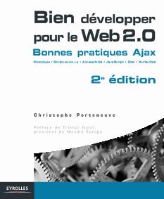 <strong>Bien développer pour le Web 2.0 - Annuel :</strong><br />Adieu, soupes de balises et combinaisons de JavaScript propriétaires qui polluaient le Web 1.0... Place à des applications accessibles et ergonomiques, des scripts portables et du balisage sémantique : créer des interfaces bluffantes et interactives à la Web 2.0 (Gmail, Google Maps, Flickr, Netvibes...) est l\'occasion d\'instaurer de bonnes pratiques de développement - pour travailler mieux, plus vite, et dans le respect des normes.  Une bible des meilleures pratiques de développement Web 2.0  Christophe Porteneuve livre dans cet ouvrage plus de dix années d\'expérience en développement et en qualité web. Il rappelle les fondamentaux techniques du Web 2.0 (XHTML, CSS, JavaScript, DOM...), décrit l\'usage des frameworks de développement dédiés Prototype et script.aculo.us dans leur version la plus récente, et explore le coeur d\'Ajax, XMLHttpRequest, ainsi que la question des contenus et services externes (services web, API REST et flux de syndication RSS et Atom). Outre une réflexion sur l\'accessibilité et l\'ergonomie, il explique comment conjuguer toutes ces technologies dans le cadre d\'une méthodologie de développement cohérente et qualitative.  Cette deuxième édition augmentée, entièrement mise à jour pour tenir compte des récentes  évolutions des standards, illustre la technologie de la réutilisation d\'API JavaScript tierces ("mashups") et explore en détail le débogage JavaScript côté client de vos applications web.  À qui s\'adresse cet ouvrage ?   Aux développeurs web qui doivent actualiser leurs connaissances et découvrir les technologies du Web 2.0 ; À ceux qui souhaitent explorer en profondeur les bibliothèques Prototype et script.aculo.us À tous ceux qui souhaitent acquérir une méthodologie cohérente de développement web, combinant technologies de pointe, qualité et accessibilité.  