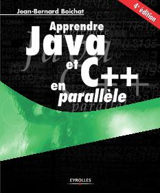 <strong>Apprendre Java et C++ en parallèle - Annuel :</strong><br />Faire d\'une pierre deux coups  Java et C++ sont deux langages à la syntaxe très proche. Grâce à l\'apprentissage de leurs différences, défauts et qualités intrinsèques, vous serez mieux préparé pour concevoir un code beaucoup plus propre, fondé sur une vision élargie de ces deux langages, de leurs possibilités et de leurs limites.  Comment est structuré ce livre ?  L\'ouvrage présente et compare les concepts communs aux langages Java et C++ (déclarations de variables, tableaux...), mais expose également les particularités de chacun. Les chapitres sont organisés selon un niveau de difficulté croissant, avec exercices corrigés à la clé.  A qui s\'adresse cet ouvrage ?   Aux débutants en programmation qui souhaitent apprendre les deux langages les plus demandés dans le monde professionnel Aux développeurs maîtrisant l\'un des langages et souhaitant s\'initier à l\'autre Aux étudiants en informatique (IUT, 2e cycle, écoles d\'ingénieurs)   Sur le CD-ROM offert avec ce livre   JDK 6 MinGW et MSYS (GNU g++ 3.4.5) NetBeans 6.1 .NET Framework 3.5 Crimson 3.70 Code source des exemples et exercices du livre   Plate-forme requise : PC avec processeur Pentium 233 MHz ou plus - Windows Vista, XP, 2000 ou 2003 - 512 Mo de RAM - 1Go d\'espace disque  Sur le site www.editions-eyrolles.com   Consultez les mises à jour et compléments Dialoguez avec l\'auteur 