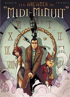 <strong>Arcanes Midi Minuit - Annuel :</strong><br />Jim Mc Kalan est un des meilleurs éléments des services secrets du Roi. Sa cousine Jenna, qui tient officiellement une horlogerie de grande renommée, baptisée « le Midi-Minuit », lui apporte une aide précieuse dans chacune de ses enquêtes.  Entre meurtres et disparitions, ils déjouent les plans les plus machiavéliques ! Une question subsiste néanmoins à leur sujet : ils n’ont jamais été vus ensemble ne serait-ce qu’une seule fois… Quel est leur secret ?  Leurs missions, toutes aussi mystérieuses les unes que les autres, nous plongent dans un univers de Steam-fantasy où fantastique, suspense et humour sont les maîtres mots. 
