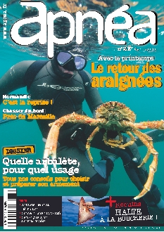<strong>Apnéa - Mensuel :</strong><br />APNEA est le magazine de la plongée en scaphandre, de la plongée en apnée, de la chasse sous-marine et de tous les sports subaquatiques.