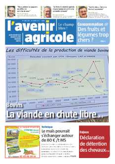 <strong>L`avenir agricole - Hebdomadaire :</strong><br />50 numéros par an. L\'hebdo du monde agricole des Pays-de-la-Loire, Il accompagne les professionnels du secteur dans leur recherche d\'adaptations aux demandes sociétales.