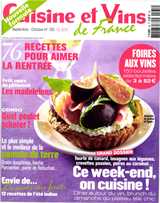 <strong>Cuisine et Vin de France - Mensuel :</strong><br />Cuisine et Vins de France réconcilie l\'envie d\'une cuisine et de vins de qualité avec les styles de vie modernes. Ainsi, les conseils et les adresses sont sélectionnés aussi bien dans le terroir et la tradition que dans les rayons des hypermarchés.<br />Les recettes se veulent accessibles au plus grand nombre et les vins sont choisis pour leur très bon rapport qualité/prix. Grâce à Cuisine et Vins de France, la gastronomie peut s\'inviter chaque jour à la table de ses lecteurs pour leur plus grand plaisir.