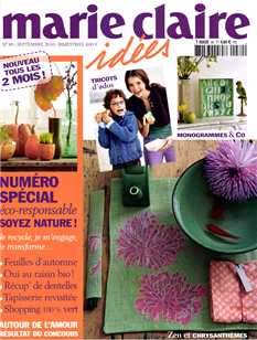 <strong>Marie Claire Idées - Trimestriel :</strong><br />Le féminin du faire soi-même au rythme des 4 saisons Entre féminin généraliste haut de gamme, magazine de décoration pratique et magazine du faire soi-même, Marie Claire idées propose chaque trimestre à ses lectrices une formule rédactionnelle uniRiche, esthétique et définitivement féminin, Marie Claire Idées ouvre à chaque saison un itinéraire exclusif de créations, d\'ici et d\'ailleurs.
