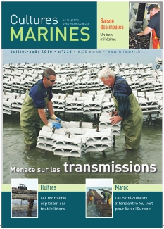 <strong>Cultures MARINES - Mensuel :</strong><br />Le magazine des conchyliculteurs (actualité, dossier, entreprise, culture).