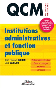 <strong>Institutions administratives et fonction publique - Annuel :</strong><br />Vous voulez réussir vos concours et vos examens ou simplement comprendre l\'organisation des institutions administratives et de la fonction publique ? Ces QCM, avec leurs réponses et leurs commentaires approfondis, vous permettront de mettre à l\'épreuve vos connaissances et de les actualiser. Des schémas, listes et tableaux, et des récapitulatifs sur les points essentiels des programmes vous aideront à mémoriser. Pour faire la différence !