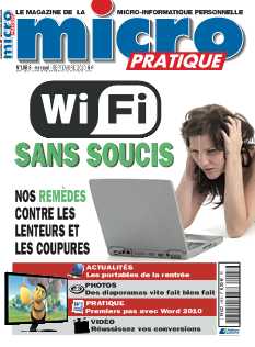 <strong>Micro Pratique - Mensuel :</strong><br />Le magazine de la micro-informatique personnelle Pour tirer le meilleur parti de votre PC... mais aussi de tous les appareils connectés : périphériques, appareil photo, smartphone... Avec Micro Pratique, l\'informatique se met toute entière à votre servic