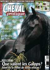 <strong>Cheval Pratique - Mensuel :</strong><br />Le mensuel des cavaliers de 7 à 77 ans !<br />Depuis 1990, Cheval Pratique apporte à tous ceux qui aiment les chevaux les informations indispensables pour vivre pleinement leur passion. Les journalistes, tous cavaliers, travaillent en collaboration avec des intervenants professionnels qui comptent parmi les meilleurs du monde équestre. Cheval Pratique s’adresse chaque mois aussi bien aux cavaliers en apprentissage en club qu’aux propriétaires de chevaux montant en compétition ou aux amateurs d’équitation de pleine nature. Ainsi, le passionné peut se perfectionner en équit ... lire la suite<br />Depuis 1990, Cheval Pratique apporte à tous ceux qui aiment les chevaux les informations indispensables pour vivre pleinement leur passion. Les journalistes, tous cavaliers, travaillent en collaboration avec des intervenants professionnels qui comptent parmi les meilleurs du monde équestre. Cheval Pratique s’adresse chaque mois aussi bien aux cavaliers en apprentissage en club qu’aux propriétaires de chevaux montant en compétition ou aux amateurs d’équitation de pleine nature. Ainsi, le passionné peut se perfectionner en équitation et apprendre à prodiguer les meilleurs soins pour le confort du cheval. Cheval Pratique dispose d’une rubrique abondamment illustrée d’apprentissage à l’équitation éthologique. Il livre à ses lecteurs tous les secrets des hommes qui murmurent à l’oreille des chevaux! Cheval Pratique aide enfin les consommateurs à faire le meilleur choix dans leurs achats grâce à une rubrique équipements, incluant des tests de produits enrichis d’avis professionnels. 