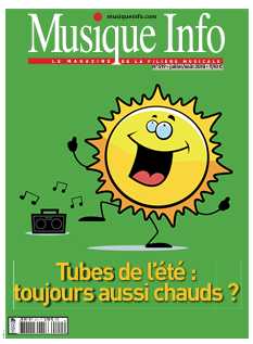 <strong>Musique Info - Mensuel :</strong><br />La seule publication de référence pour tous les professionnels du secteur musical Musique Info propose chaque vendredi dans sa newsletter professionnelle et une fois par mois dans son édition papier, l’actualité la plus significative du secteur. Les quelque 50 000 professionnels du monde musical sont concernés à travers les différentes rubriques qui traitent aussi bien de l’actualité que des sujets de fond. Les enjeux les plus importants sont commentés et analysés au sein de dossiers spéciaux, points de repères indispensables pour tous les décideurs de la filière. Valeur de r&amp; ... lire la suite Musique Info propose chaque vendredi dans sa newsletter professionnelle et une fois par mois dans son édition papier, l’actualité la plus significative du secteur. Les quelque 50 000 professionnels du monde musical sont concernés à travers les différentes rubriques qui traitent aussi bien de l’actualité que des sujets de fond. Les enjeux les plus importants sont commentés et analysés au sein de dossiers spéciaux, points de repères indispensables pour tous les décideurs de la filière. Valeur de référence, La rédaction effectue chaque semaine le regroupement de tous les indicateurs essentiels de l’activité discographique. Musique Info accompagne le marché et ses tendances, à la fois vitrine de l’industrie musicale, témoin de ses mutations et prescripteur pour les nouvelles opportunités de business. Cet observateur privilégié du secteur est devenu un outil de travail incontournable pour la profession. 