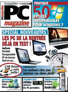 <strong>Compatibles PC Magazine - Quotidien :</strong><br />Pionnier, PC Magazine  l’est depuis 22 ans. La rédaction reste à la pointe de la veille technologique avec des dossiers permettant d’anticiper l’arrivée sur le marché de nouvelles normes et derniers produits. Enfin, le lien de téléchargement mentionné dans chaque numéro de PC Magazine permet au lecteur exigeant de découvrir des dizaines d’applications nouvelles, complément logique d’un rédactionnel qui se veut exhaustif. 
