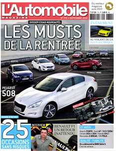 <strong>L\'automobile magazine - Mensuel :</strong><br />12 numéros / an. Chaque mois, votre rendez-vous avec le mensuel "premium" de l\'automobile : nouveautés, essais certifiés ISO 9001, comparatifs, actualités, mais aussi pour les passionnés la présentation de modèles de rêve, des rétros, du sport, du design...