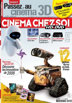 <strong>CINEMA CHEZ SOI - Mensuel :</strong><br />12 numéros par an. Cinéma Chez Soi c\'est quoi ? C\'est LE magazine exclusivement dédié au monde du cinéma à la maison. Lecteurs de DVD, enceintes, vidéoprojecteurs, amplificateurs home cinema. Cinéma Chez Soi informe ses lecteurs depuis plus de 10 ans su